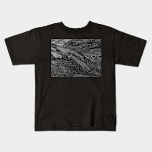 A TEXTURED TASTE OF WINTER Kids T-Shirt